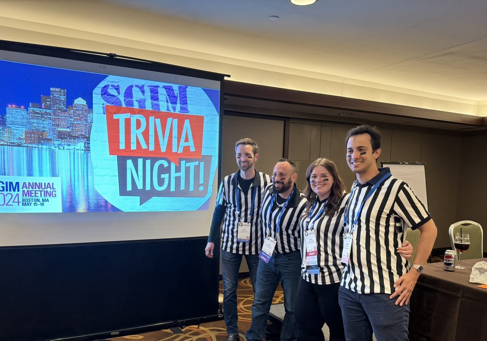 SGIM members at trivia night